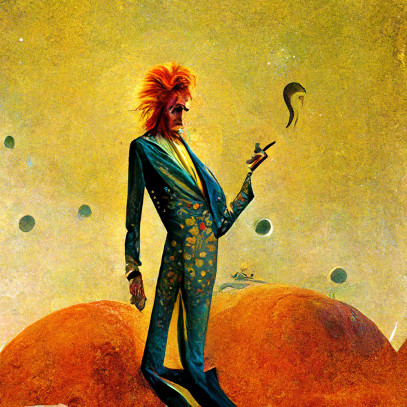 Midjourney-bowie